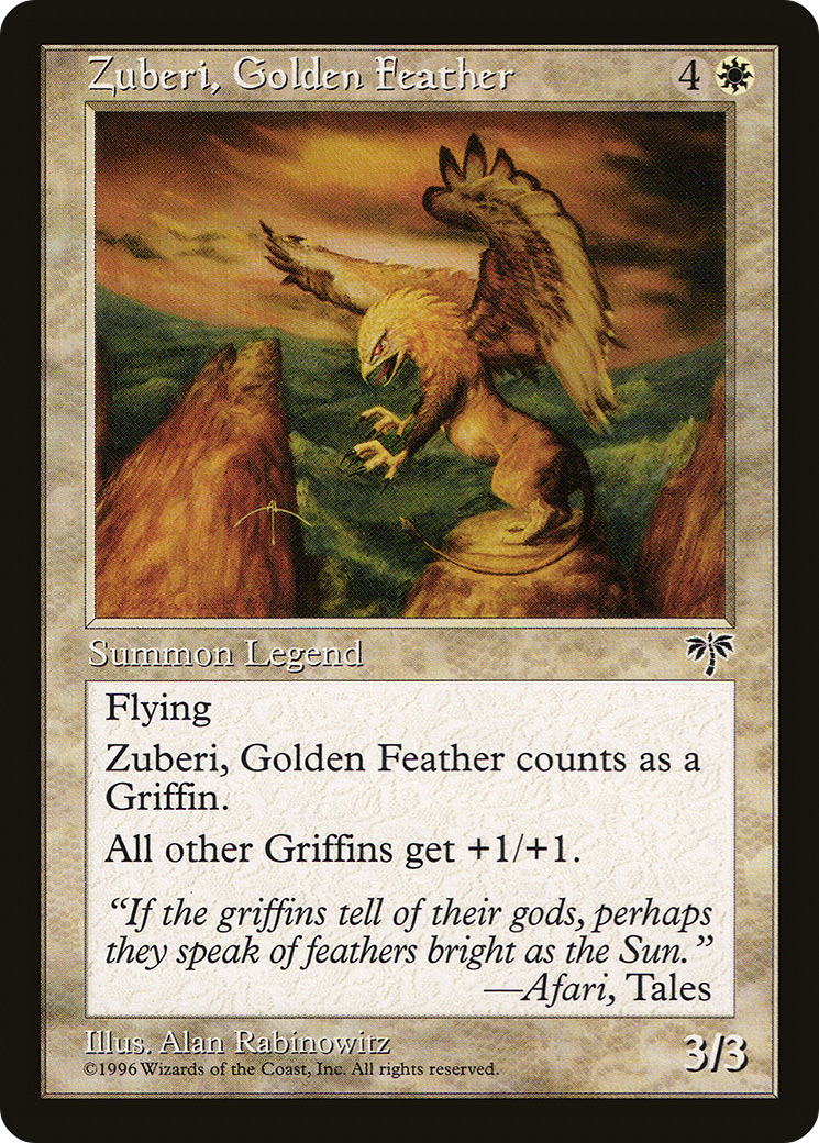 Zuberi, Golden Feather (MIR-)  - Mirage