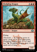 Fledgling Dragon (MH3-280)  Foil - Modern Horizons 3