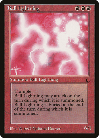Ball Lightning (DRK-)  - The Dark