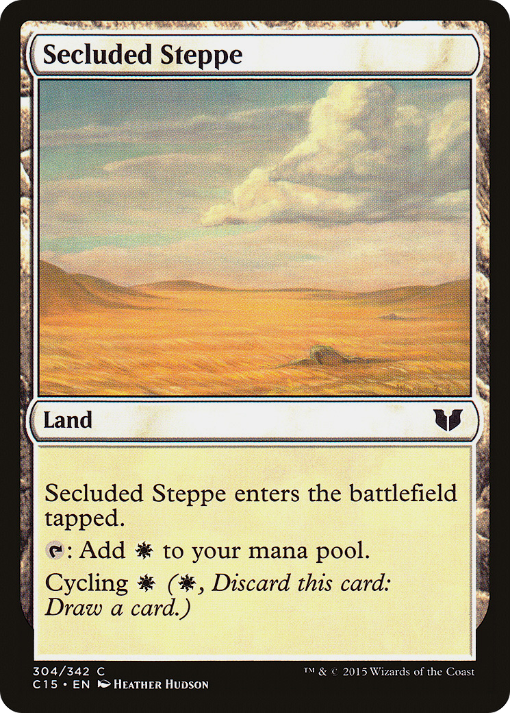 Secluded Steppe (C15-304)  - Commander 2015