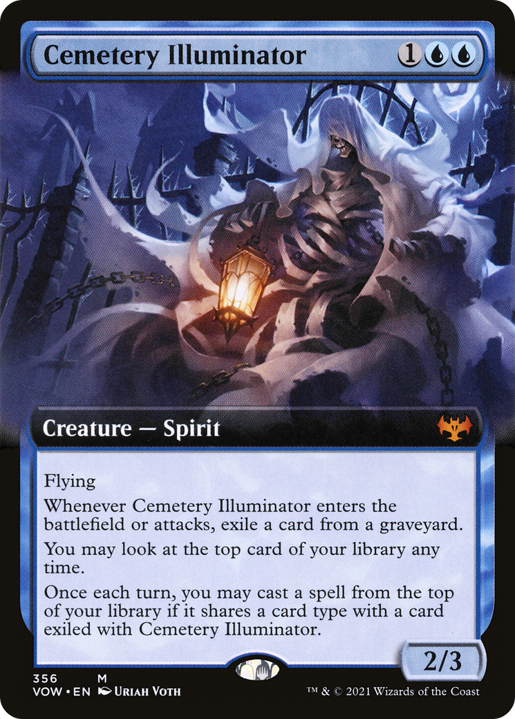 Cemetery Illuminator (Extended Art) (VOW-356)  - Innistrad: Crimson Vow: (Extended Art)