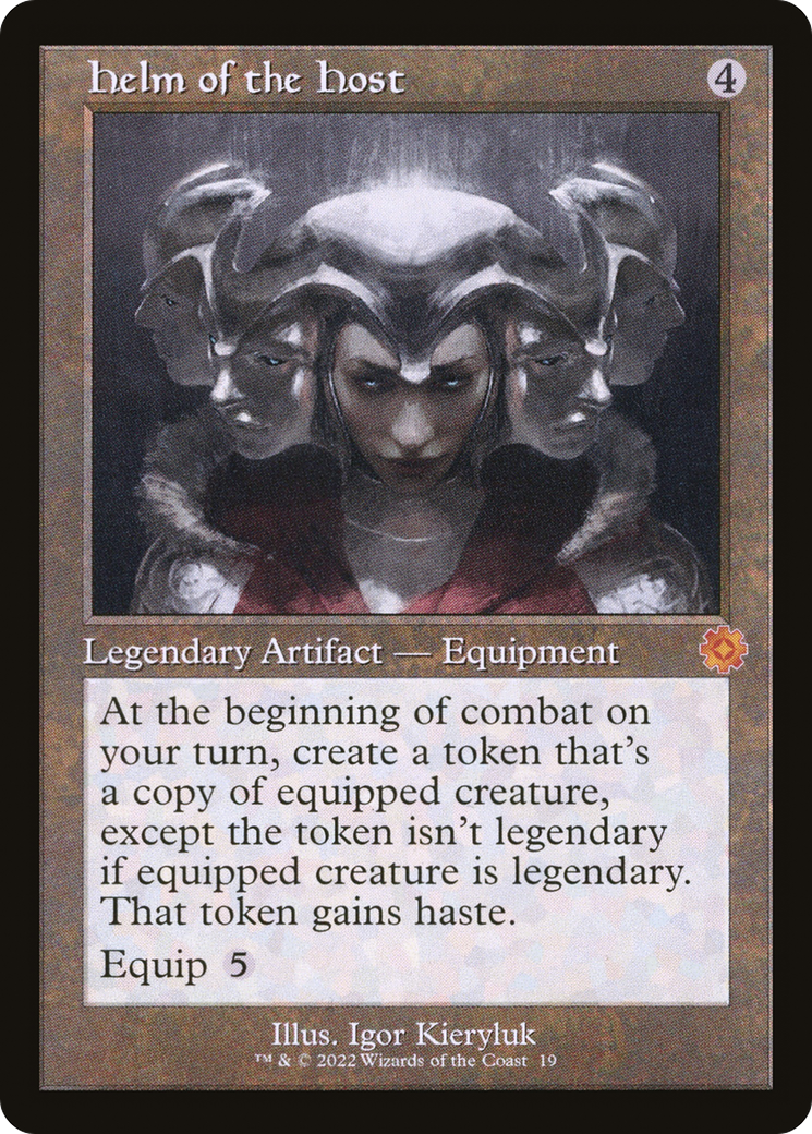 Helm of the Host (BRR-019)  Foil - The Brothers' War Retro Artifacts