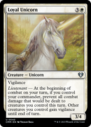 Loyal Unicorn (CMM-040)  Foil - Commander Masters