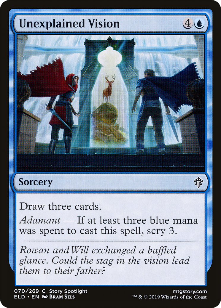 Unexplained Vision (ELD-070)  - Throne of Eldraine