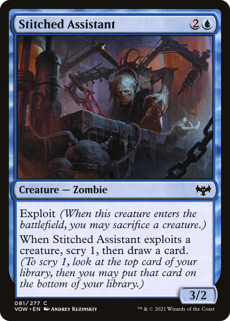 Stitched Assistant (VOW-081)  - Innistrad: Crimson Vow