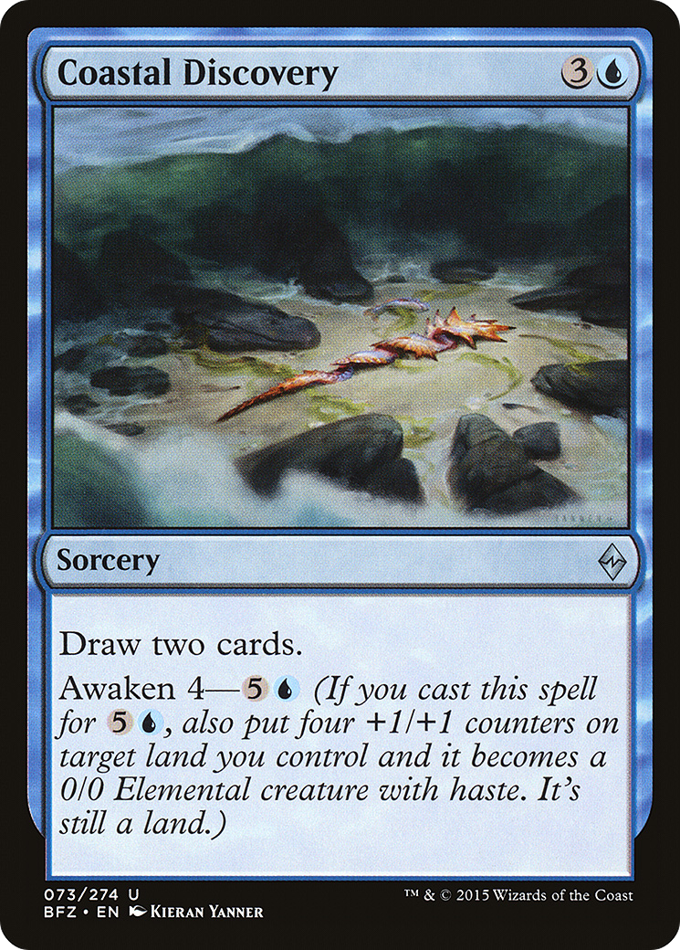 Coastal Discovery (BFZ-073)  Foil - Battle for Zendikar