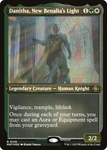 Danitha, New Benalia's Light (MAT-129)  Etched Foil - March of the Machine: The Aftermath