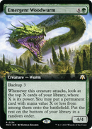 Emergent Woodwurm (Extended Art) (MOC-124)  Foil - March of the Machine Commander: (Extended Art)
