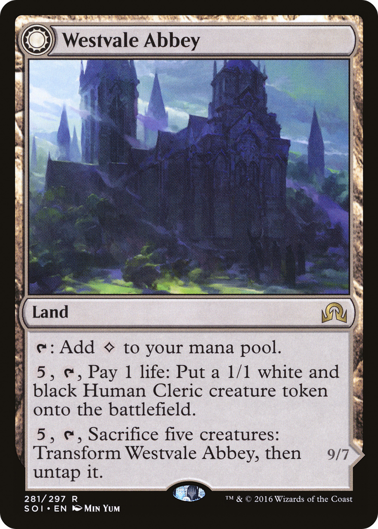 Westvale Abbey (SOI-281)  - Shadows over Innistrad: (Double Faced Transform)