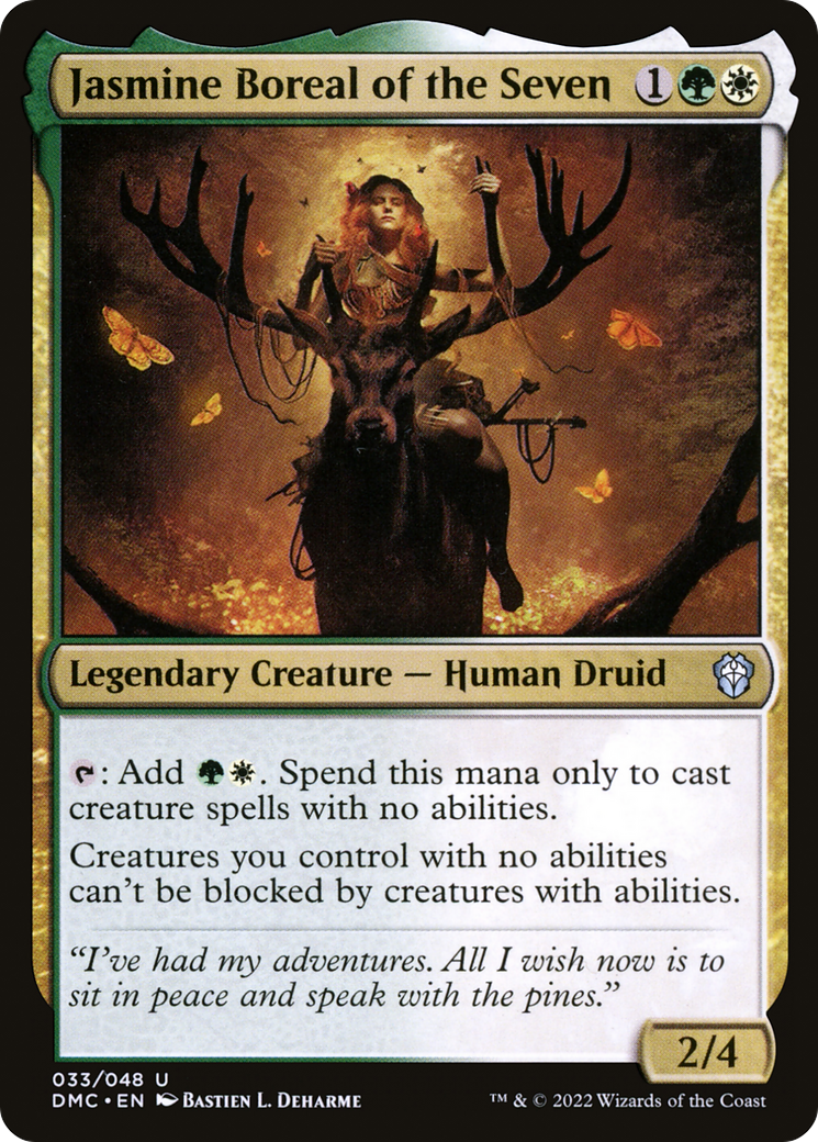 Jasmine Boreal of the Seven (DMC-033) - Dominaria United Commander Foil