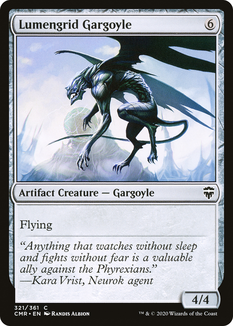 Lumengrid Gargoyle (CMR-321)  - Commander Legends
