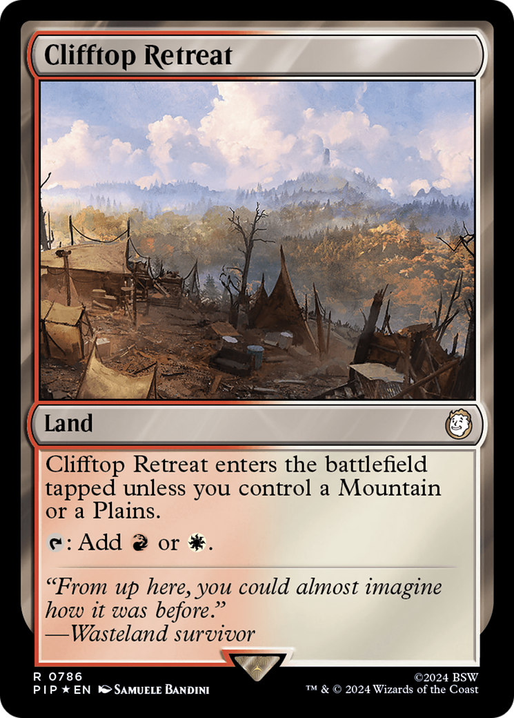 Clifftop Retreat (Surge Foil) (PIP-786)  Foil - Fallout