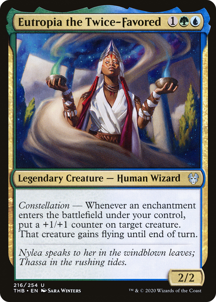 Eutropia the Twice-Favored (THB-216)  Foil - Theros Beyond Death