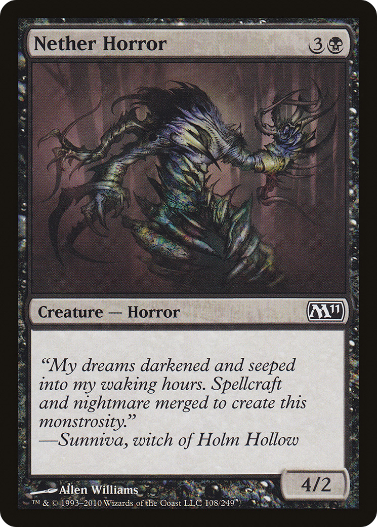 Nether Horror (M11-108)  - Magic 2011