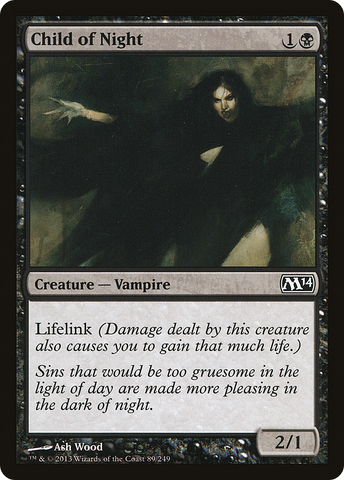 Child of Night (M14-089)  Foil - Magic 2014