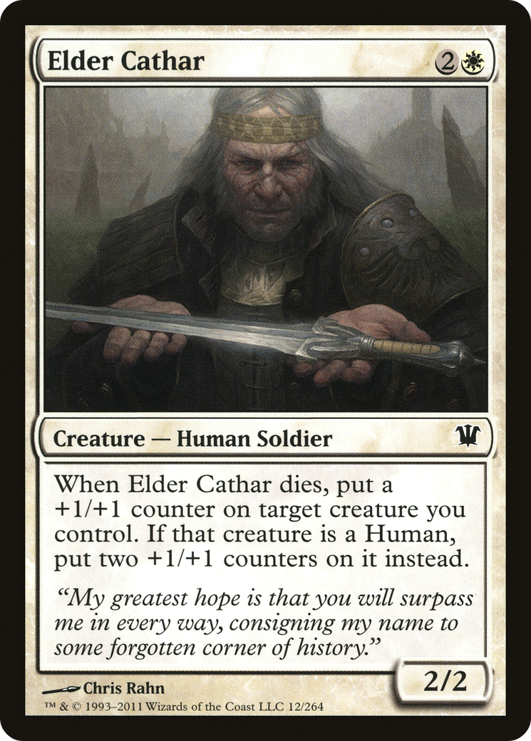 Elder Cathar (ISD-012)  Foil - Innistrad