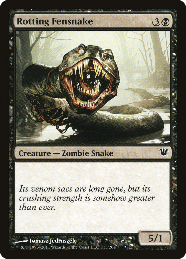 Rotting Fensnake (ISD-113)  Foil - Innistrad