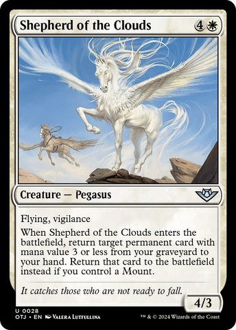 Shepherd of the Clouds (OTJ-028)  - Outlaws of Thunder Junction