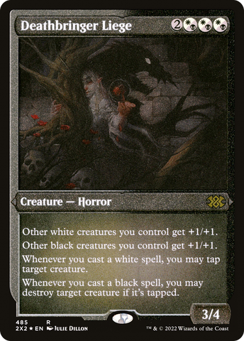 Deathbringer Liege (Foil Etched) (2X2-485)  Foil - Double Masters 2022