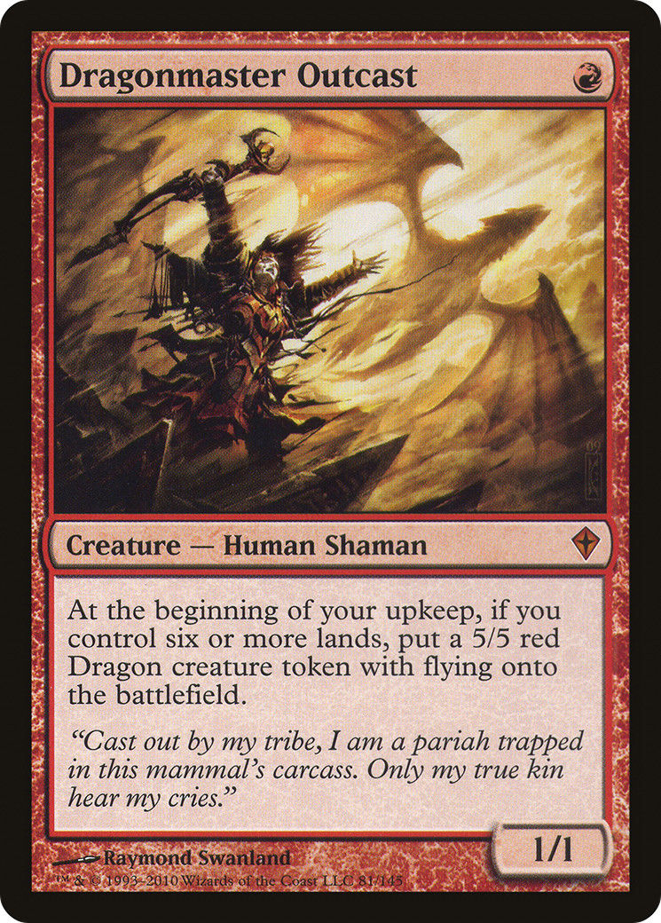 Dragonmaster Outcast (WWK-081)  Foil - Worldwake