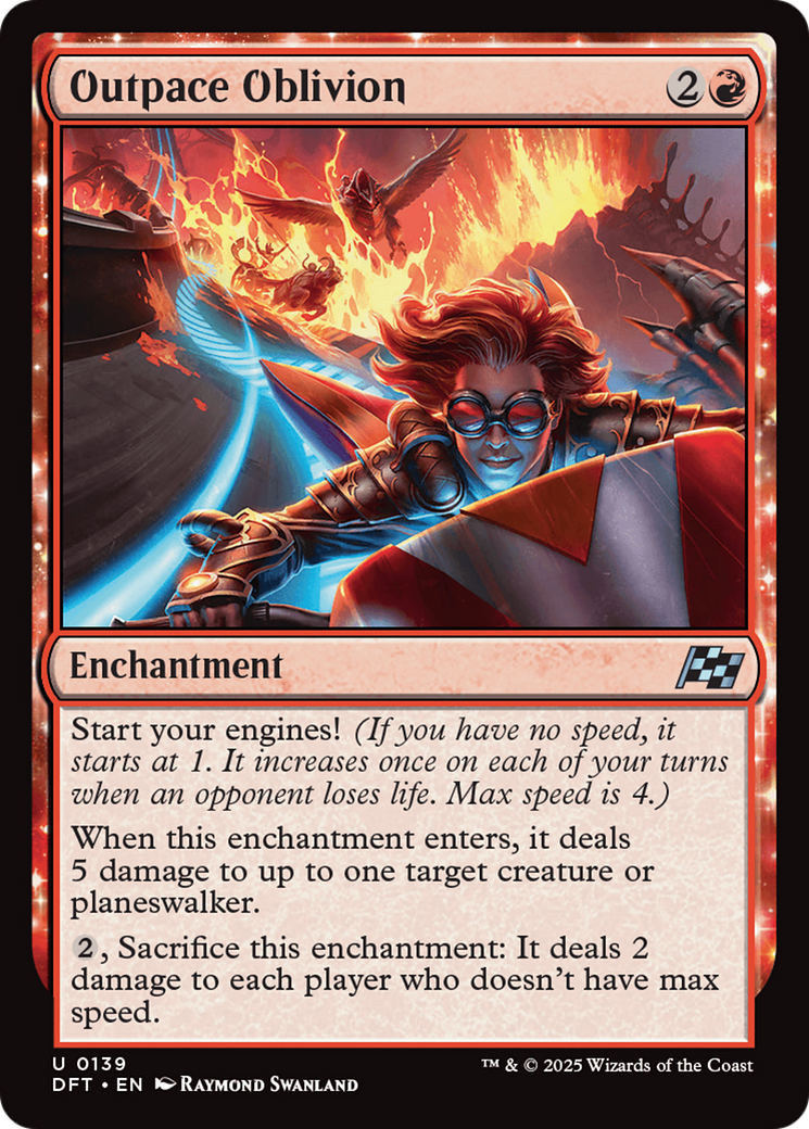 Outpace Oblivion (DFT-139)  - Aetherdrift: (enchantment)