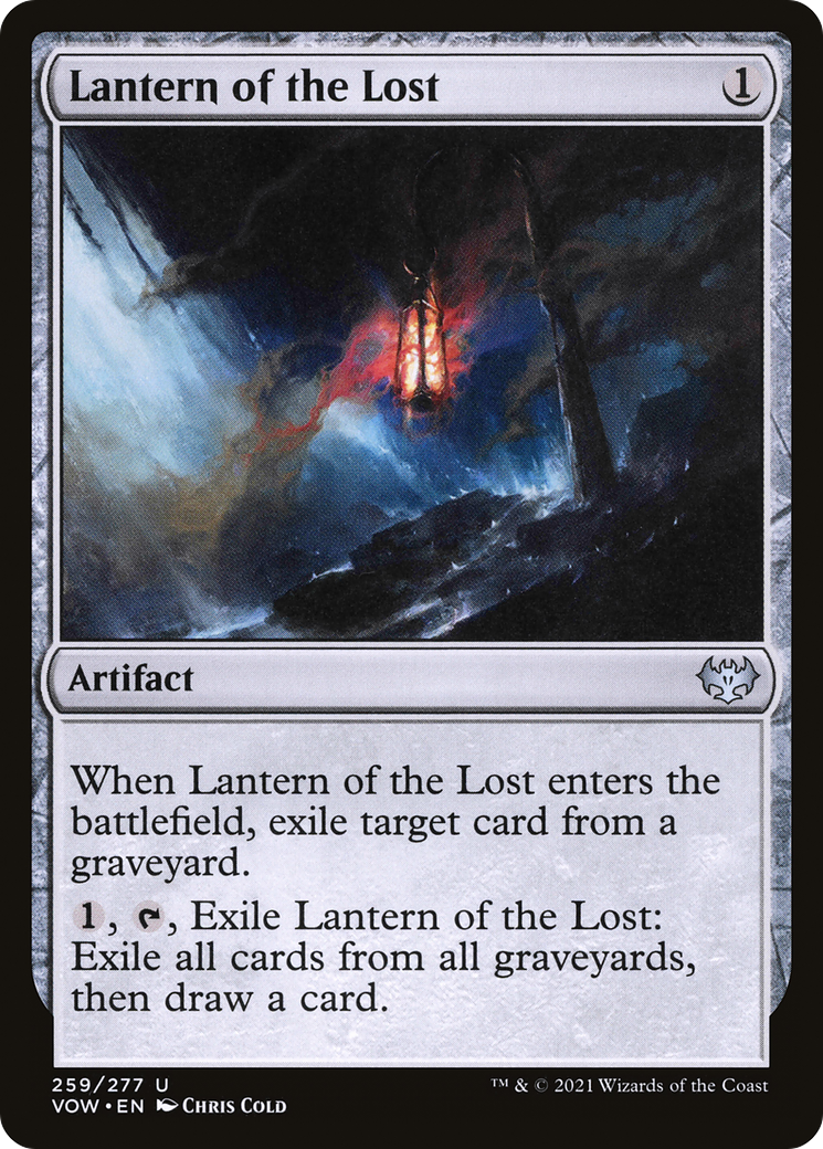 Lantern of the Lost (VOW-259)  Foil - Innistrad: Crimson Vow