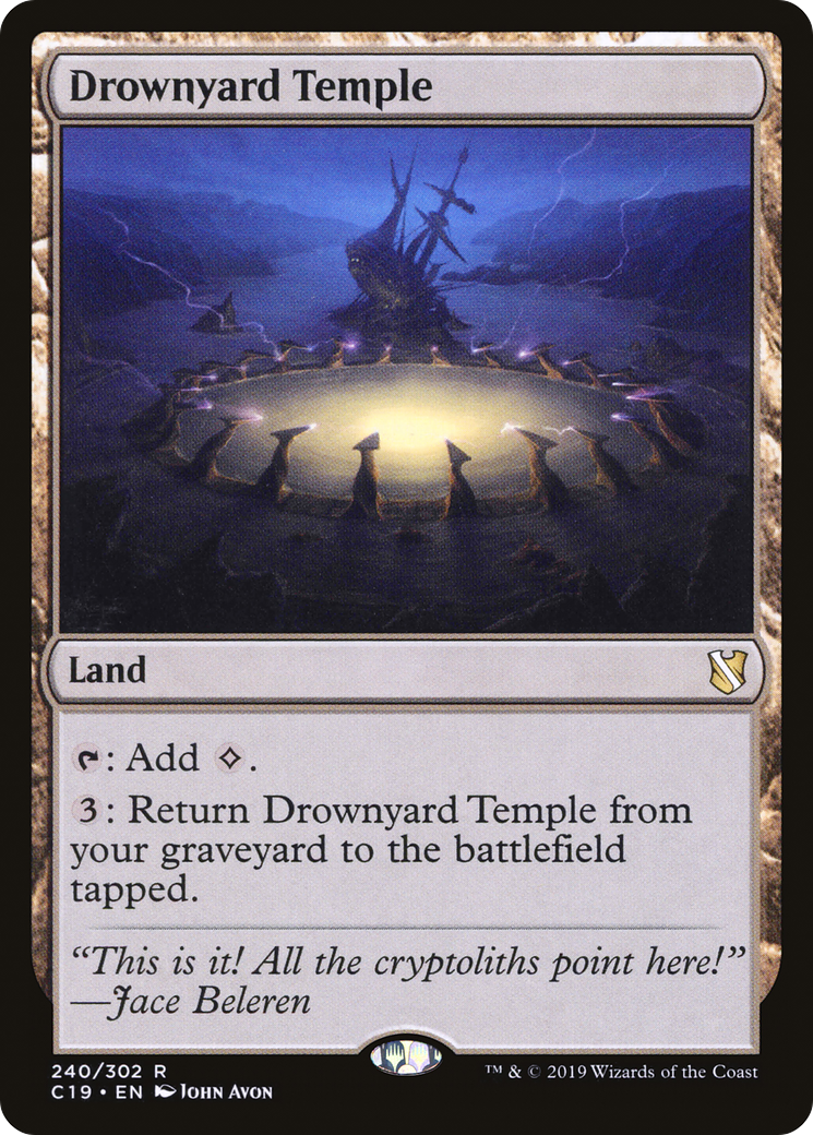 Drownyard Temple (C19-240)  - Commander 2019