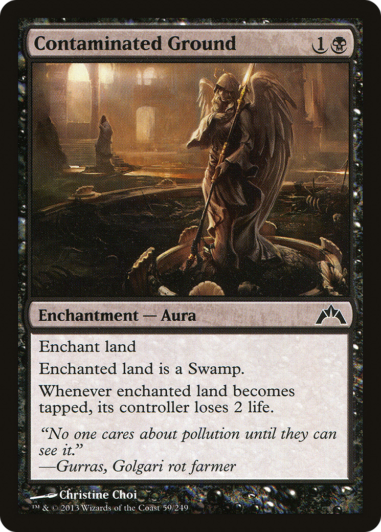 Contaminated Ground (GTC-059)  Foil - Gatecrash