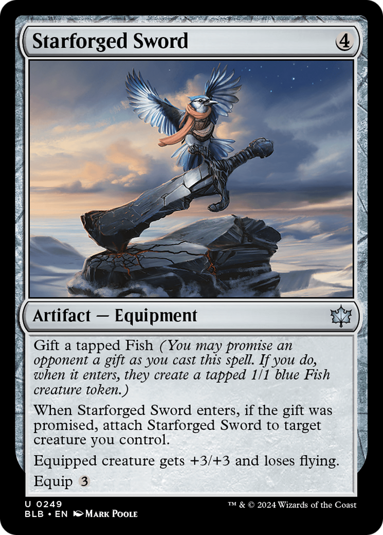 Starforged Sword (BLB-249)  - Bloomburrow