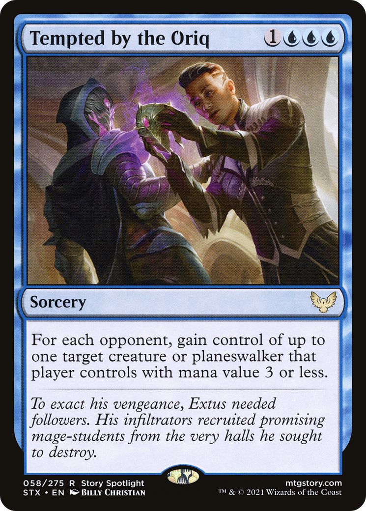 Tempted by the Oriq (STX-058)  Foil - Strixhaven: School of Mages