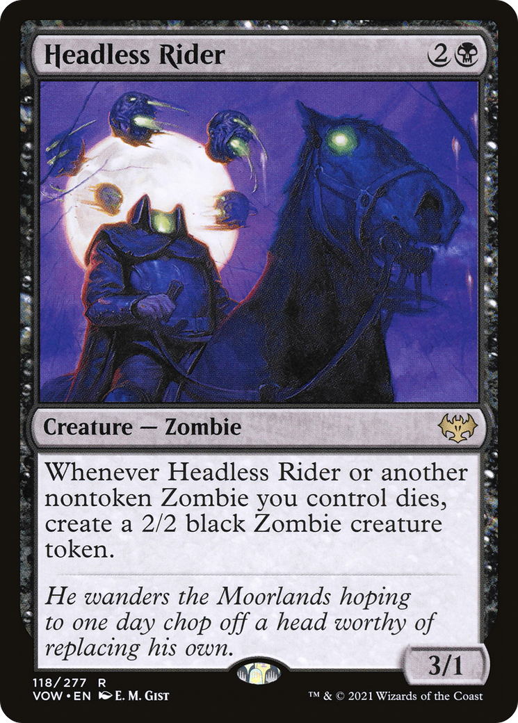 Headless Rider (VOW-118)  - Innistrad: Crimson Vow