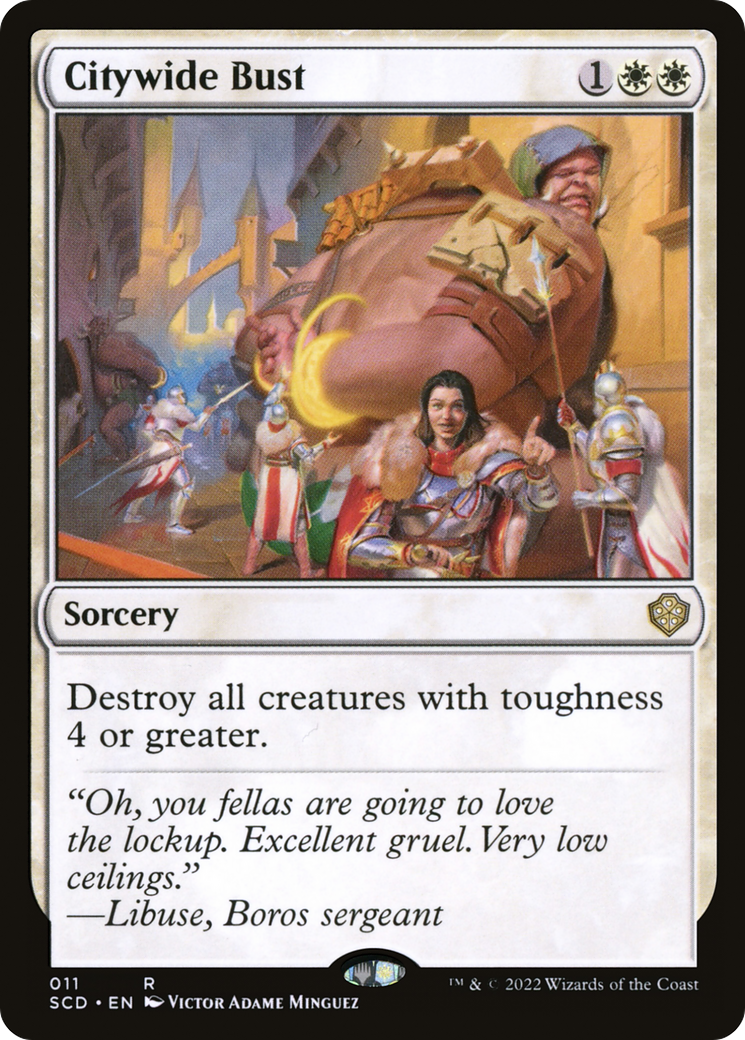 Citywide Bust (SCD-011)  - Starter Commander Decks