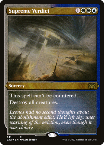 Supreme Verdict (Foil Etched) (2X2-541)  Foil - Double Masters 2022