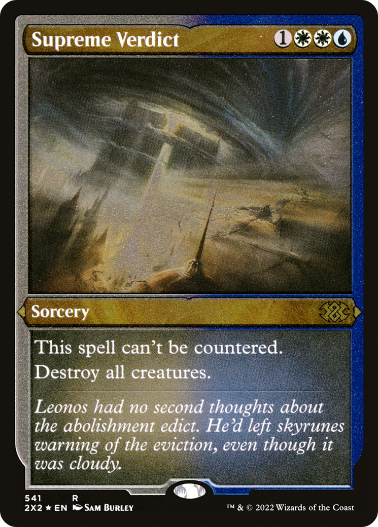Supreme Verdict (Foil Etched) [Double Masters 2022]