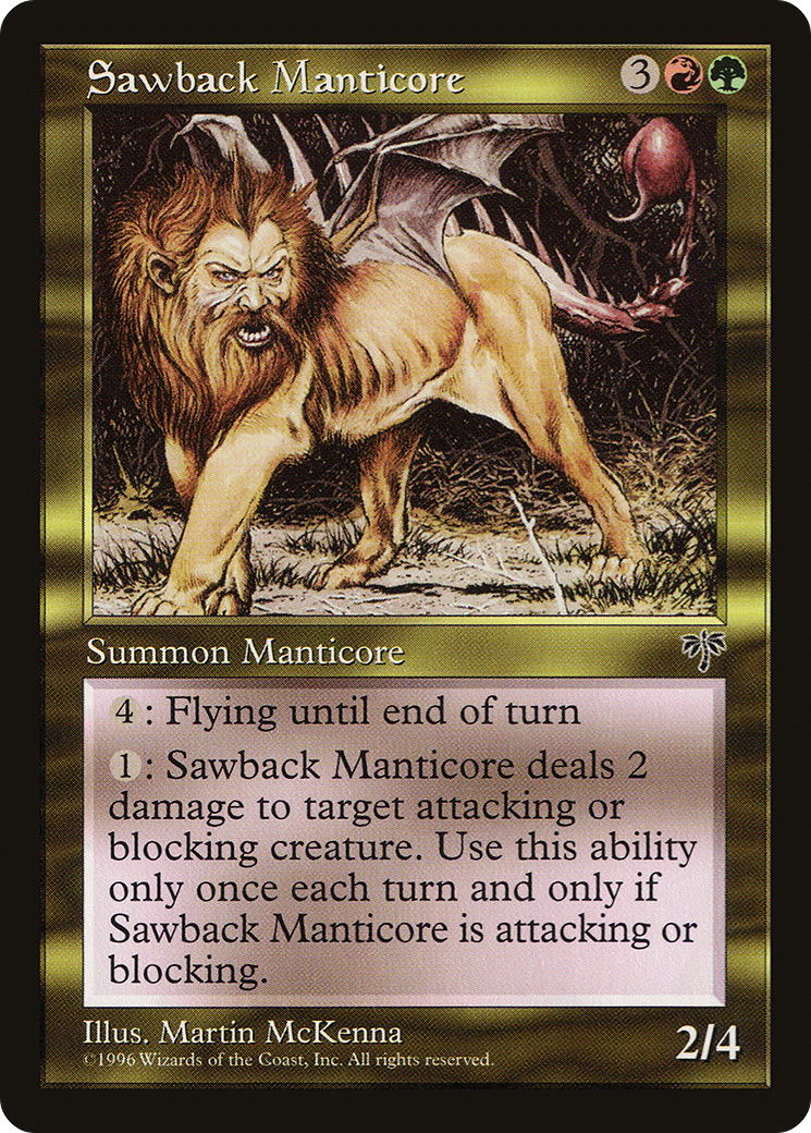Sawback Manticore (MIR-) - Mirage