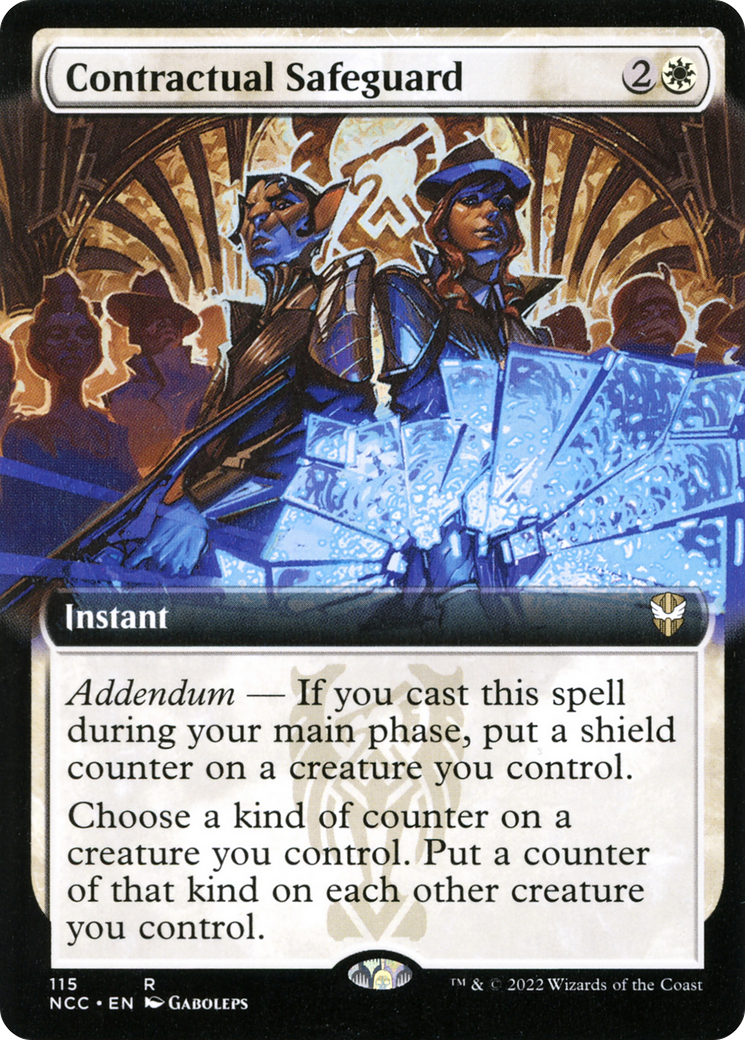 Contractual Safeguard (Extended Art) (NCC-115)  - New Capenna Commander: (Extended Art)