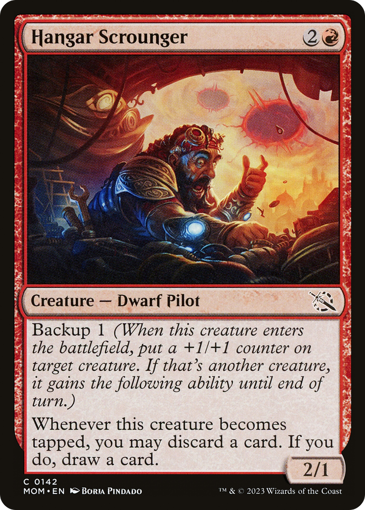 Hangar Scrounger (MOM-142)  Foil - March of the Machine