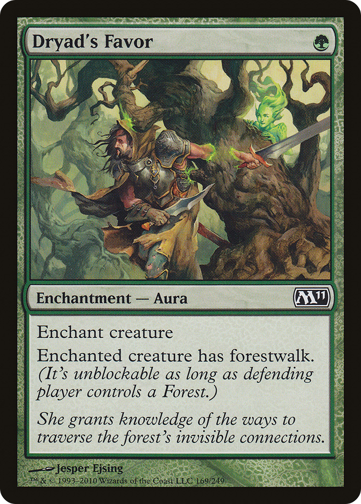 Dryad's Favor (M11-169)  Foil - Magic 2011