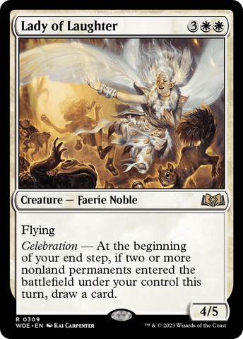 Lady of Laughter (WOE-309)  - Wilds of Eldraine