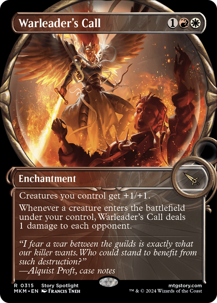 Warleader's Call (Showcase) (MKM-315)  Foil - Murders at Karlov Manor: (Showcase)