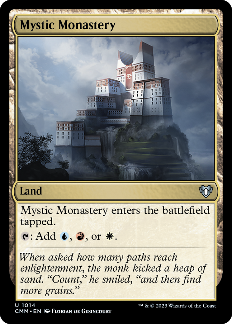 Mystic Monastery (CMM-1014)  - Commander Masters