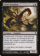 Giant Scorpion (ZEN-090)  Foil - Zendikar