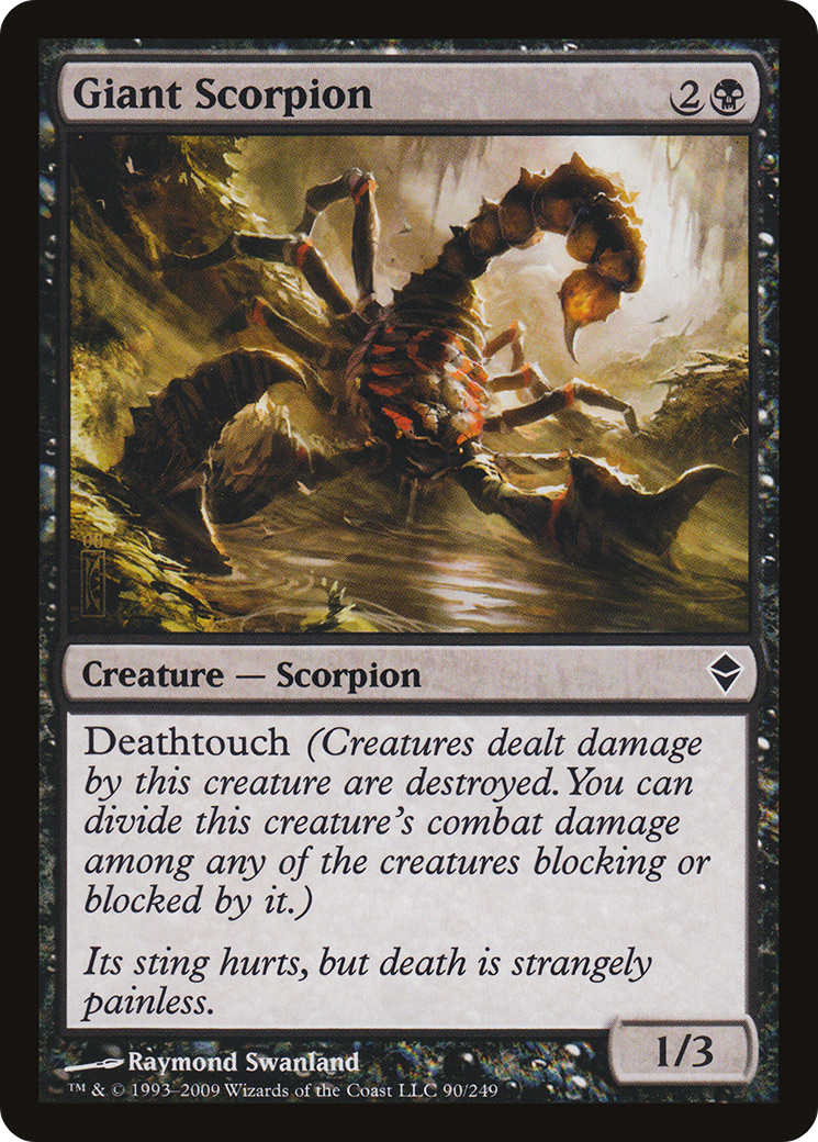 Giant Scorpion (ZEN-090)  - Zendikar