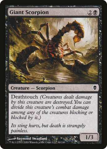 Giant Scorpion (ZEN-090)  Foil - Zendikar