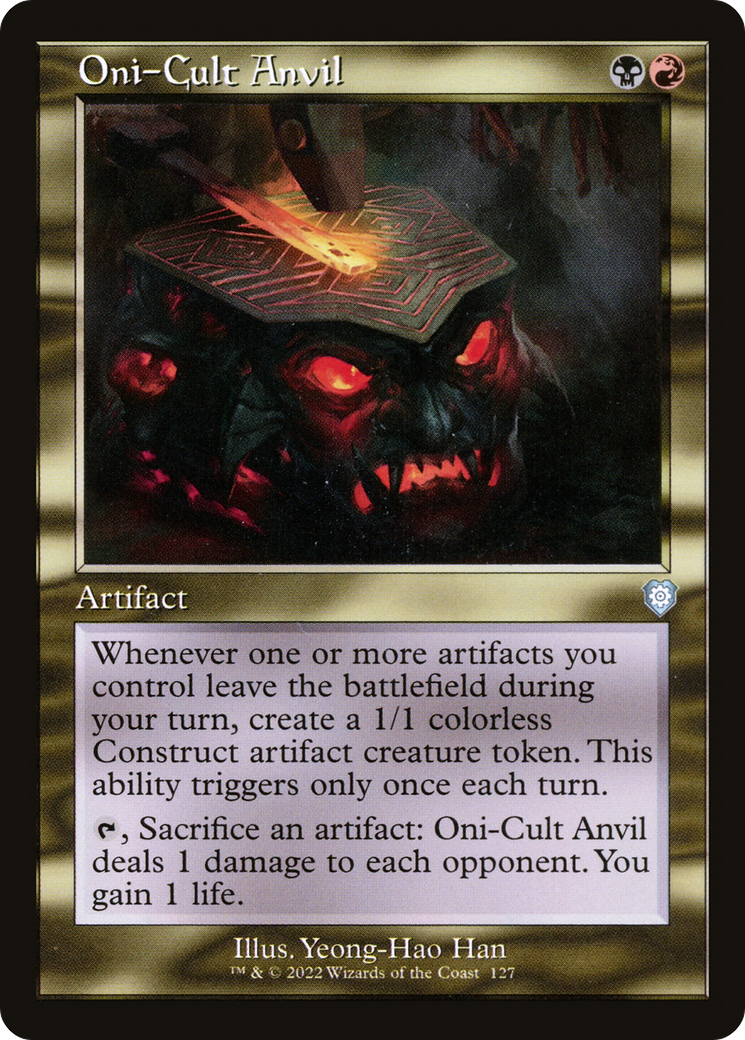 Oni-Cult Anvil (Retro Frame) (BRC-127)  - The Brothers' War Commander
