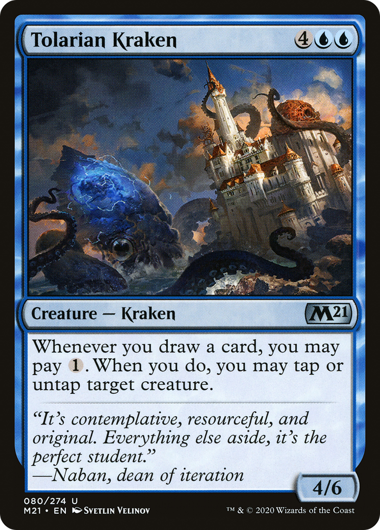 Tolarian Kraken (M21-080)  - Core Set 2021