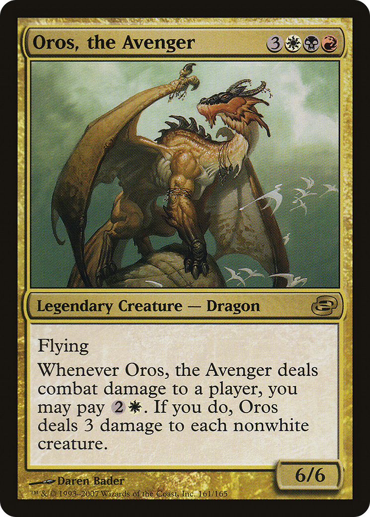 Oros, the Avenger (PLC-161)  Foil - Planar Chaos