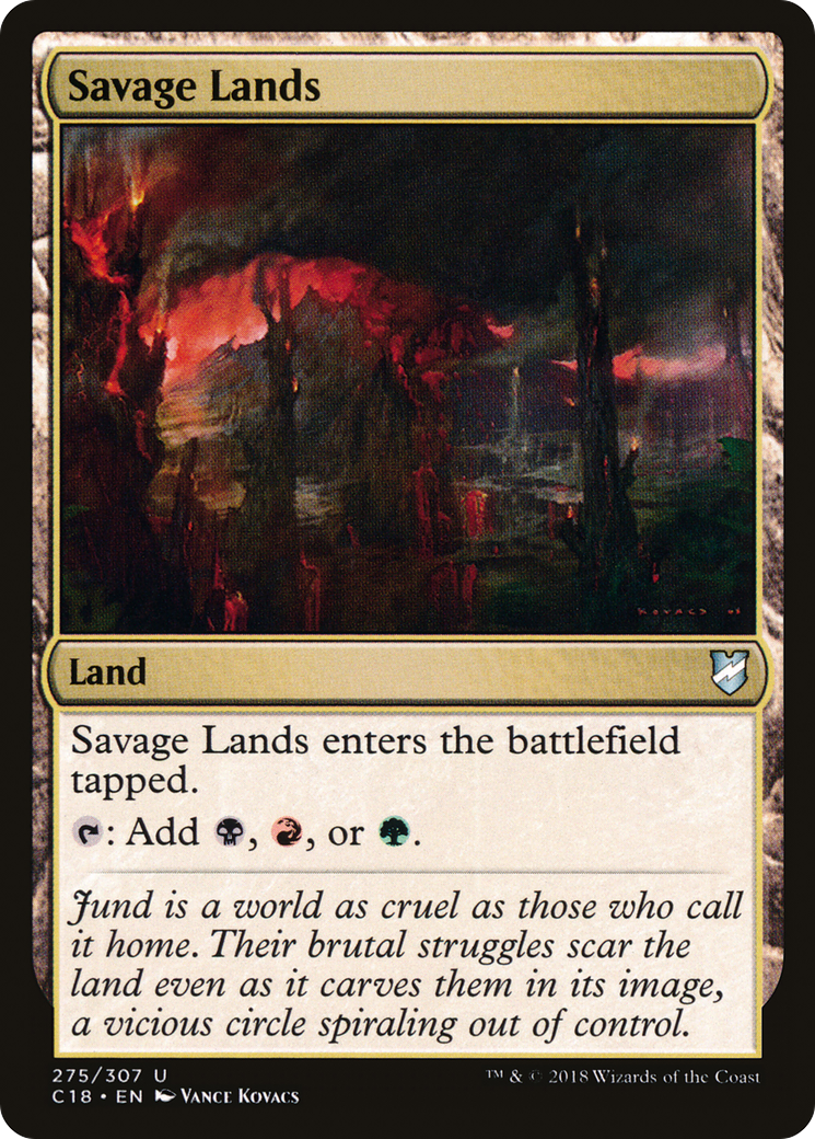 Savage Lands (C18-275)  - Commander 2018