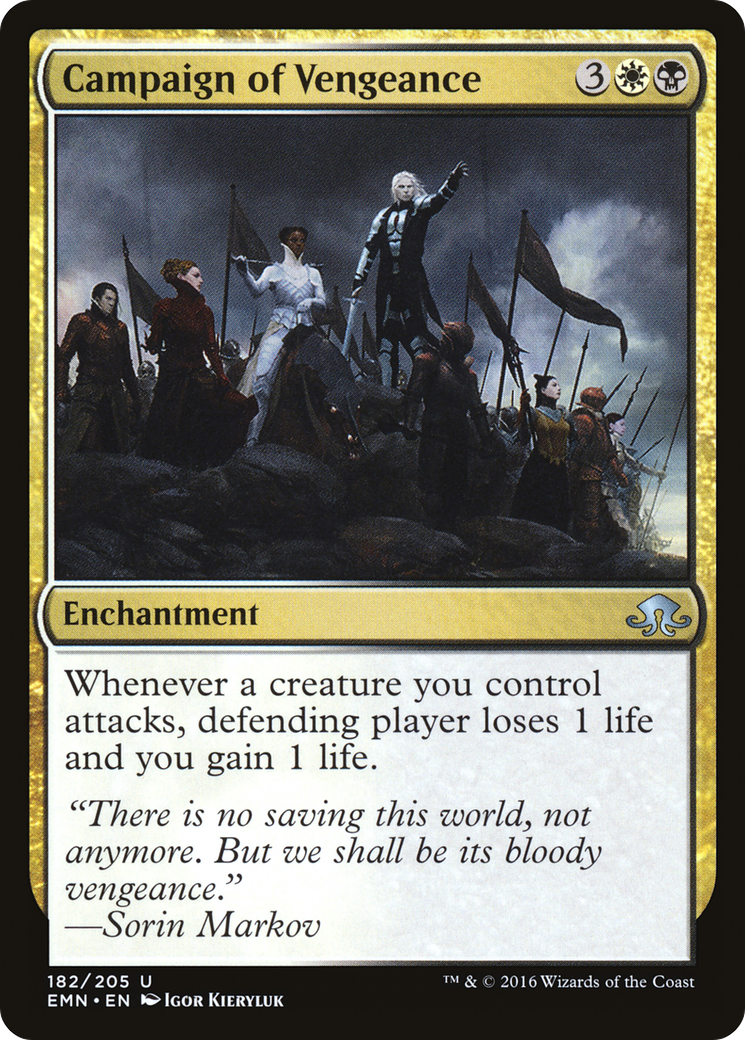 Campaign of Vengeance (EMN-182)  Foil - Eldritch Moon