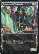 Coppercoat Vanguard (Halo Foil) (MAT-186)  Foil - March of the Machine: The Aftermath: (Showcase)